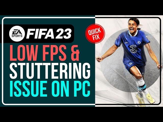 How To Fix FiFa 22-23 Lagging and Stopping | Speed Your Pc For Gaming