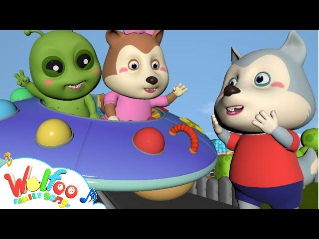 Baby Wolfoo Expedition With The Aliens  | Nursery Rhymes & Kids Songs | Wolfoo Family Song