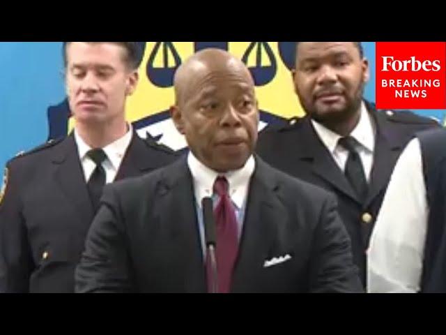 WATCH: NYC Mayor Adams Asked About Smoking Cigars With Streamer Accused Of Antisemitism At His Home