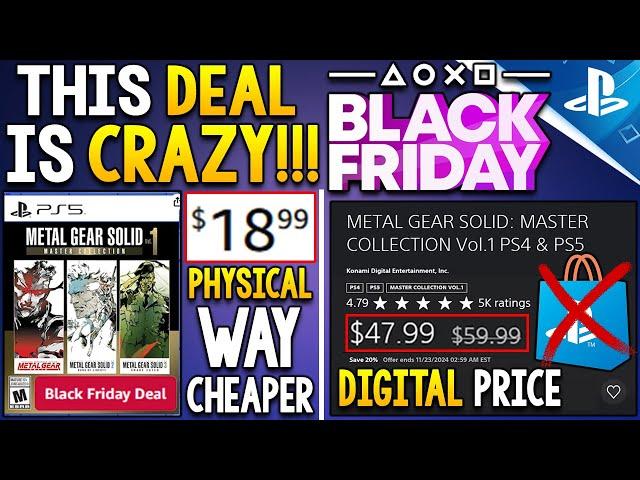 CRAZY PlayStation BLACK FRIDAY 2024 DEAL! This is Why You SHOULD Buy Physical Games