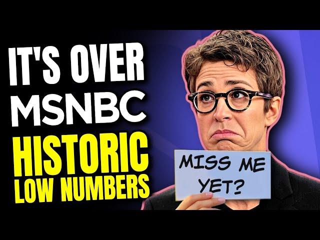 MSNBC Ratings Keep CRASHING: Prime Time FALLS Below a Million Viewers - Will Maddow RESCUE Psaki?