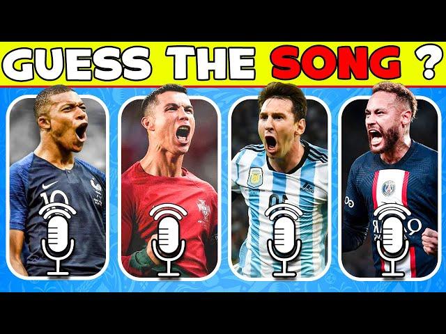 Guess Player by His SONG  Ronaldo Song, Messi Song, Neymar Song, Mbappe Song