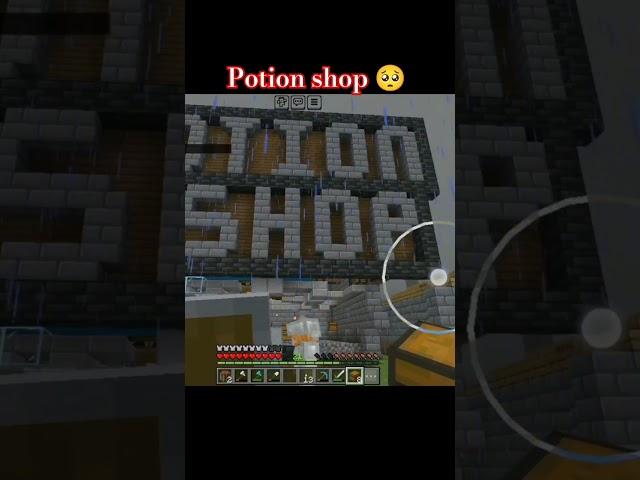 uknown players broke my Potion shop #minecraft #minecraftgameplay #minecraftsurvivalseriesinhindi