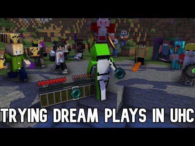 Attempting Dream Minecraft Manhunt Plays in a UHC