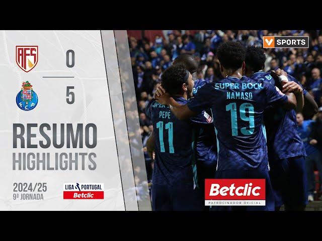 Resumo: AVS 0-5 FC Porto (Liga 24/25 #9)