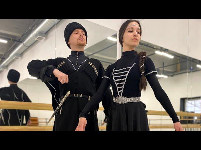 Адыгский танец Къафэ. Kafa Circassian dance.