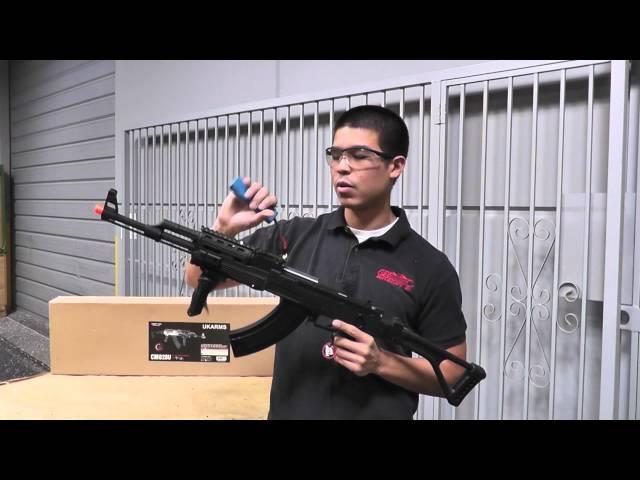 Airsoft GI Uncut - CM028U Full Metal Tactical AK47 RIS Folding Stock AEG Airsoft Gun