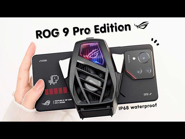  The Best Gaming Phone  ROG 9 Pro Edition  24GB RAM  1TB | Aesthetic Unboxing  Genshin