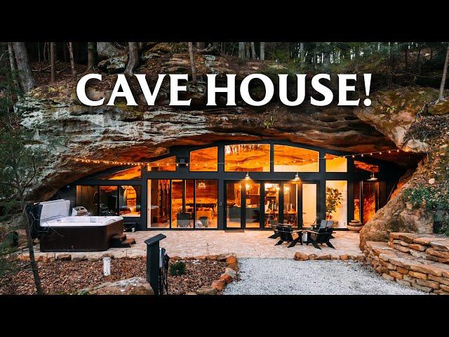 2024 World's Most Unique Airbnb! Cave House Full Tour! (amazing interior)