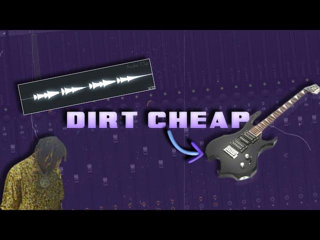 Making A Don Toliver Sample With A CHEAP guitar