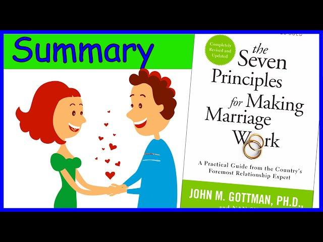 7 Principles For Making Marriage Work by John Gottman | Animated Book Summary