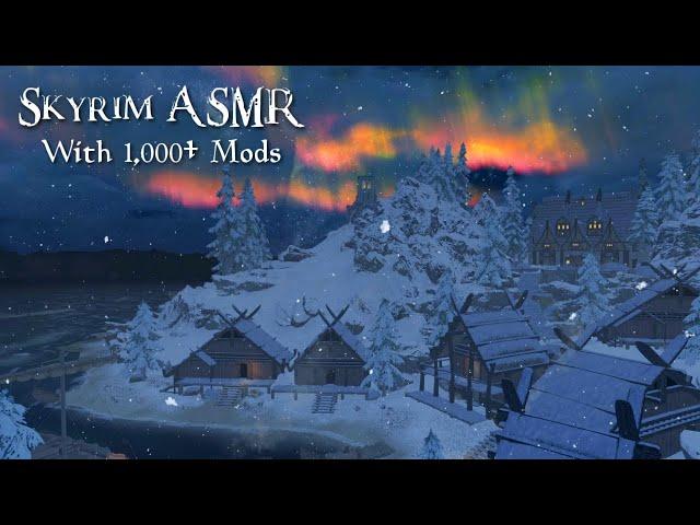 Skyrim ASMR ️ Walking from Whiterun to Dawnstar ️ Ear to Ear Whispers