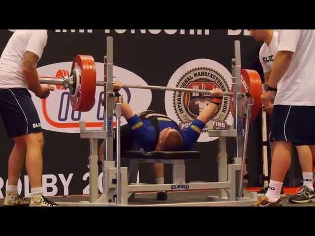 Nikolay Tcaplin (RUS) 1.att.: 240 kg 2014 IPF World Benchpress Championships