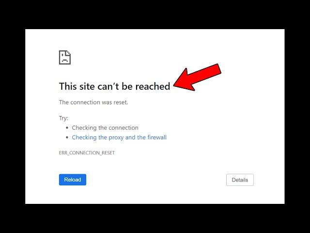 How To Fix ERR_Connection_Reset Google Chrome Error (ERR CONNECTION RESET)