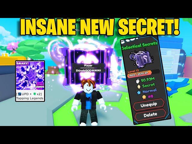 I GOT THE *GALACTICAL SECRETS*️| Tapping Legends X (Roblox)