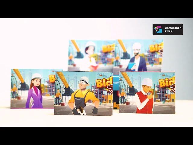 WINNER Gameathon 2022 - Bid City Special Board Game Trailer