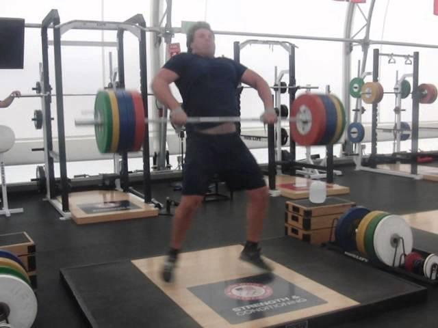 Daniel Stahl 200kg Power Clean