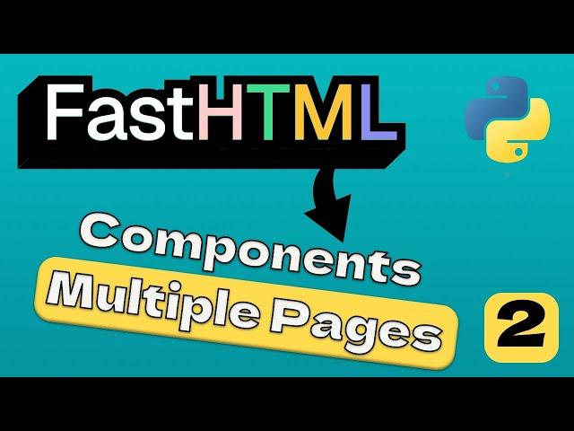 Create a Multi-Page Website with FastHTML (Shared Header and Footer)