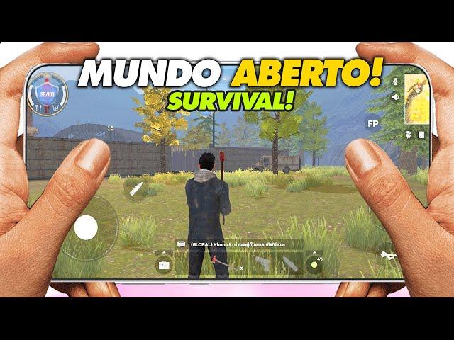 SAIUU! Arm Last War NOVA JOGO DE SOBREVIVENCIA E MUNDO ABERTO PARA CELULAR ANDROID