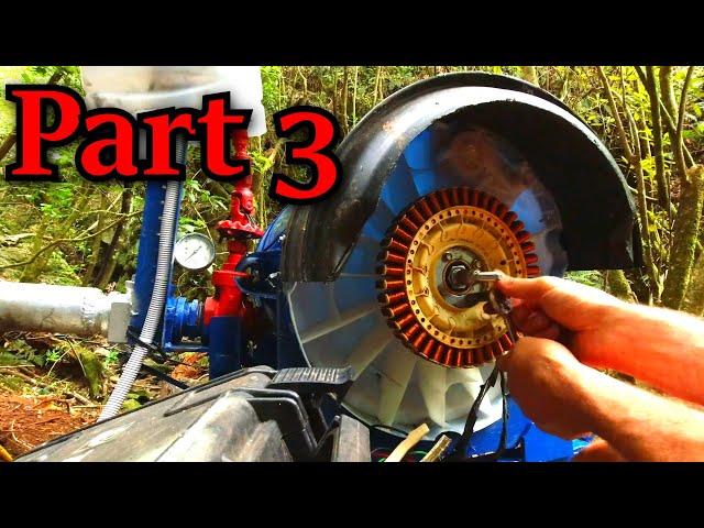 Free Power from Water Part 3- Rewiring a smartdrive washing machine motor to generate power