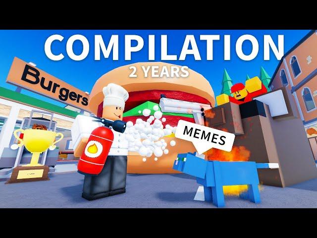 ROBLOX Cook Burgers - Funny Moments & Memes (COMPILATION) 