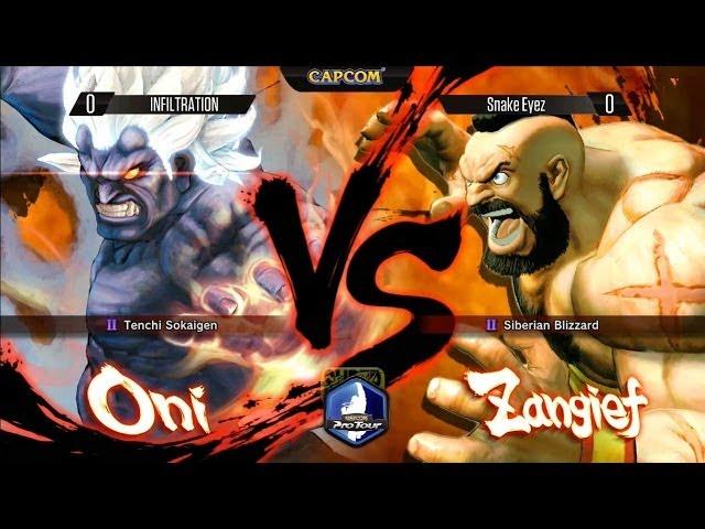 SSFIV: AE - Infiltration vs SnakeEyez - NCR2014 - Capcom Pro Tour