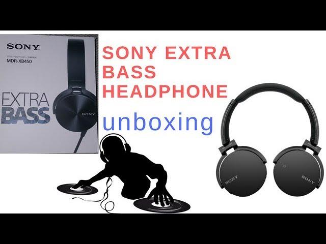 sony extra bass headphone unboxing by VICKYZONE