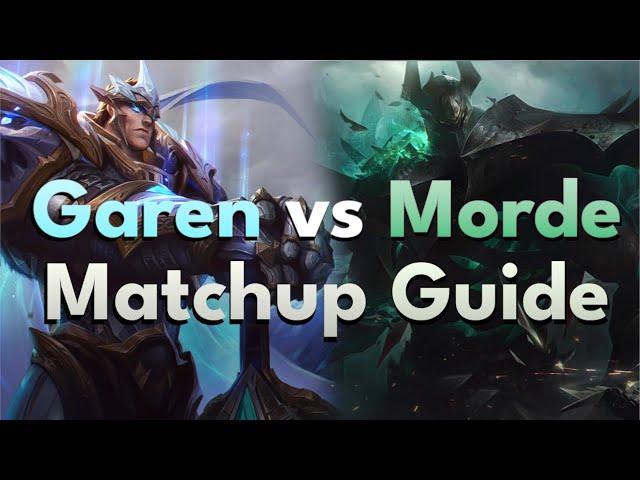 How to play Garen vs Mordekaiser  | A matchup guide by rank 1 Garen Eu - Erislash Garen