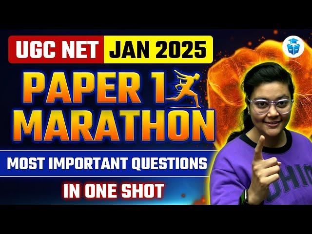 UGC NET Marathon 2025 | UGC NET Paper 1 Most Important Questions (PYQs+MCQs) || Aditi Mam