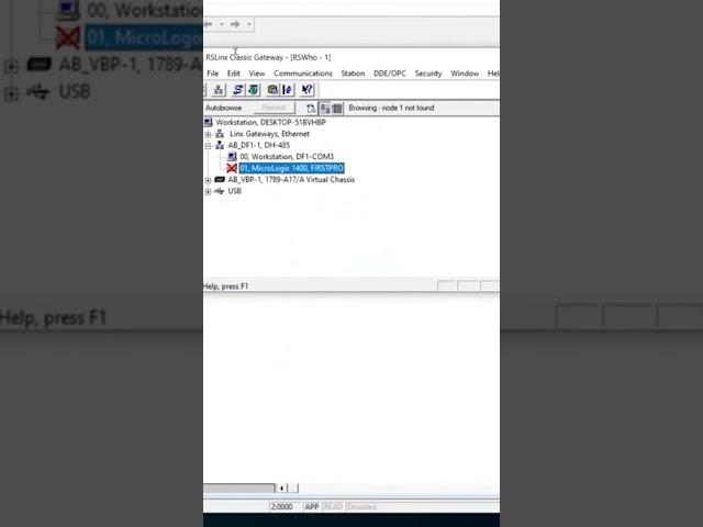 Allen Bradley PLC Connecting Over USB #plcprogramming #automation #manufacturing