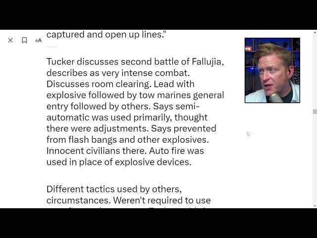 Bishop On Air Sunday Stream - Rough transcript of gun ban trial