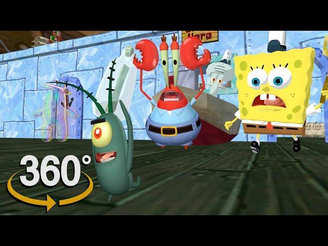 Spongebob Squarepants! - 360° Secret Formula Rehydrated! -(The First 3D VR Game Experience!) UPDATED