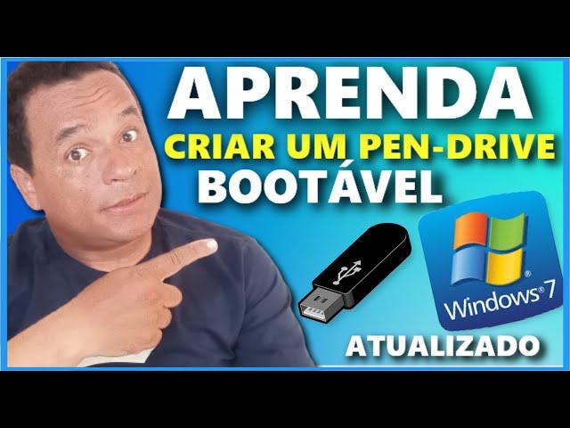 Como CRIAR UM PENDRIVE BOOTÁVEL com WINDOWS 7