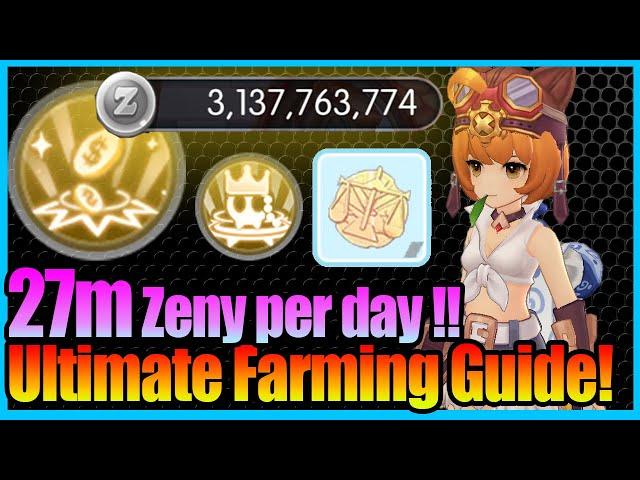 Ultimate Farming Trick 2024!! Earn 27m per Day!! [Ragnarok M Eternal Love]