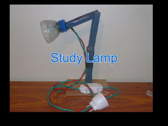 How to make a lamp | study lamp | Aay Zee Hacks