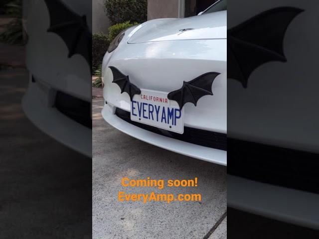 Turn your car into a batmobile this Halloween. Coming to EveryAmp.com soon!