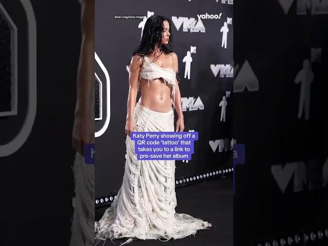 Where Katy Perry's QR code 'tattoo' really takes you | #shorts #yahooaustralia