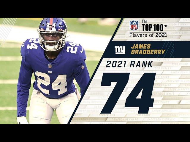 #74 James Bradberry  (CB, Giants) | Top 100 Players of 2021