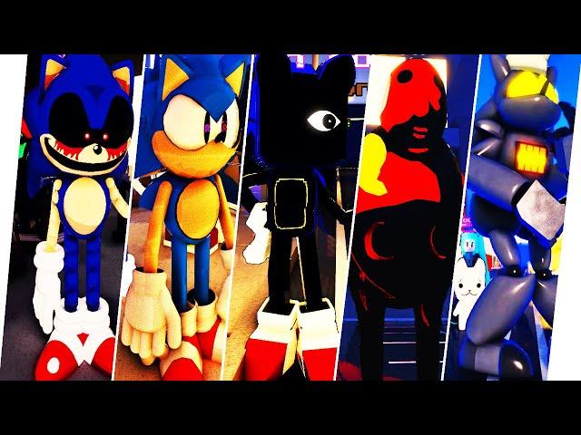 OS NOVOS SONIC.EXE, X-TERION, FURNACE, STARVED EGGMAN E MAIS NO ANOTHER FRIDAY NIGHT {ATUALIZAÇÃO}