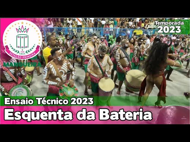 Mangueira | Esquenta da bateria no Setor 1 - Ensaio Técnico | Samba ao vivo - #ET23