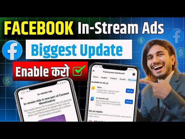 Facebook In Stream Monatization Big Update | Facebook New Update | Facebook Monetization