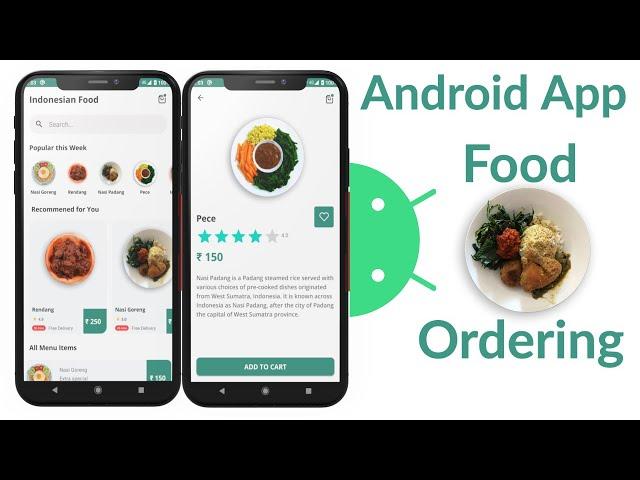 Food Ordering Android App | Android Studio Tutorial