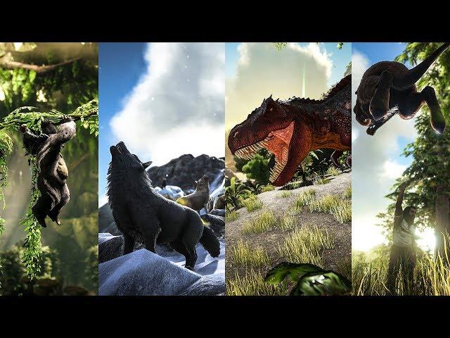 TLC Pass 1: Rex, Procoptodon, Gigantopithecus, Direwolf, & Direbear!