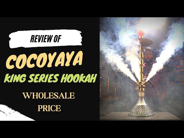 Review of 28" COCOYAYA King Series Hookah | Long Hookah | Best for Catering | Stainless Steel Shisha