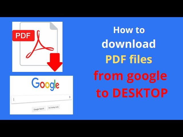 How to download pdf files from google to Laptop (2021)