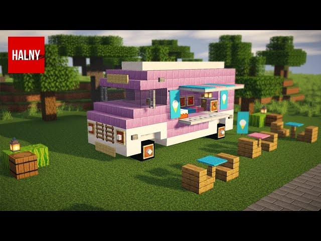 How to build Ice Cream Truck in Minecraft