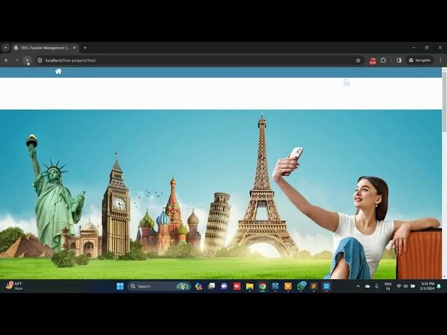 Tourism Management System using PHP and MySQL V2  |  PHPGurukul