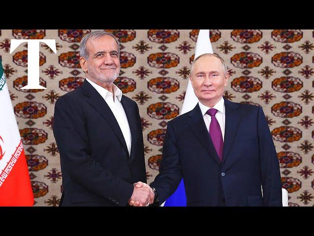 Putin hails "new global order" with Iranian president