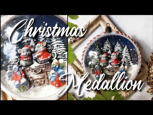 Christmas Medallion  for Mila Project ️ Tutorial ️ DIY ️