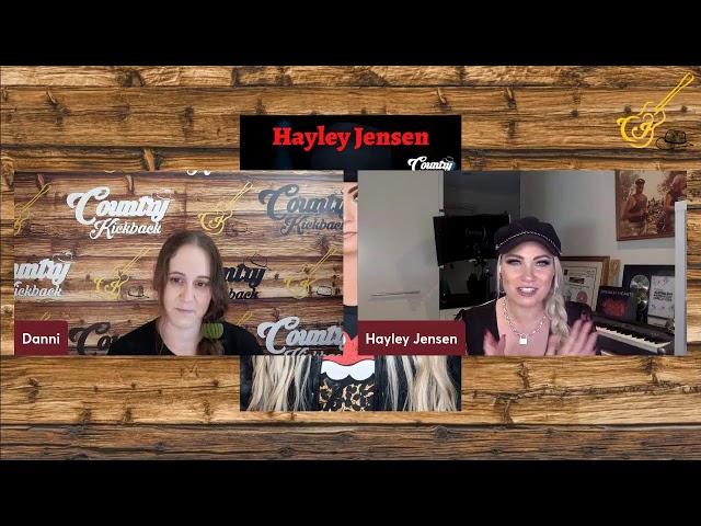 Hayley Jensen talking with Danni from Country Kickback